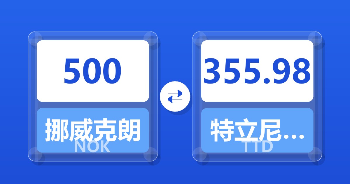 500挪威克朗兑特立尼达和多巴哥元