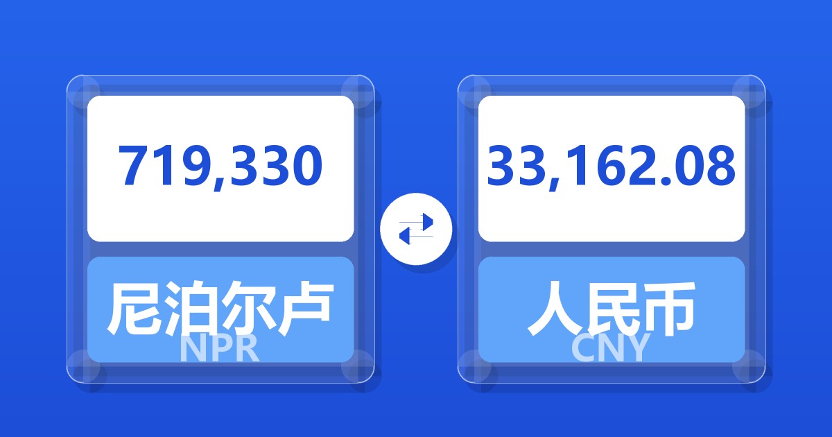719,330尼泊尔卢比兑人民币