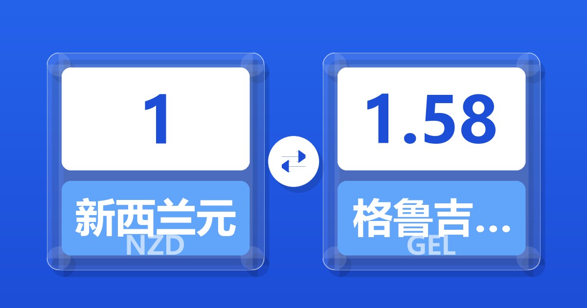 1新西兰元兑格鲁吉亚拉里