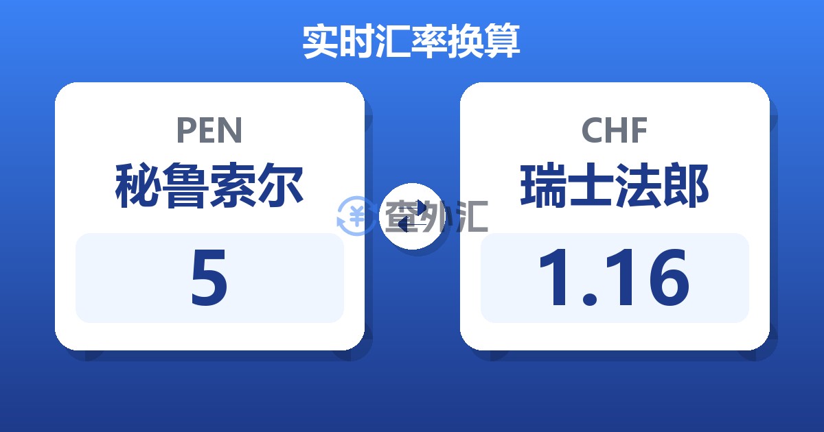 5秘鲁索尔兑瑞士法郎