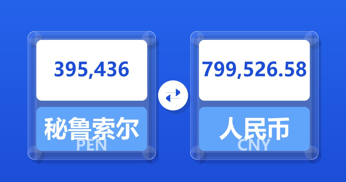 395,436秘鲁索尔兑人民币
