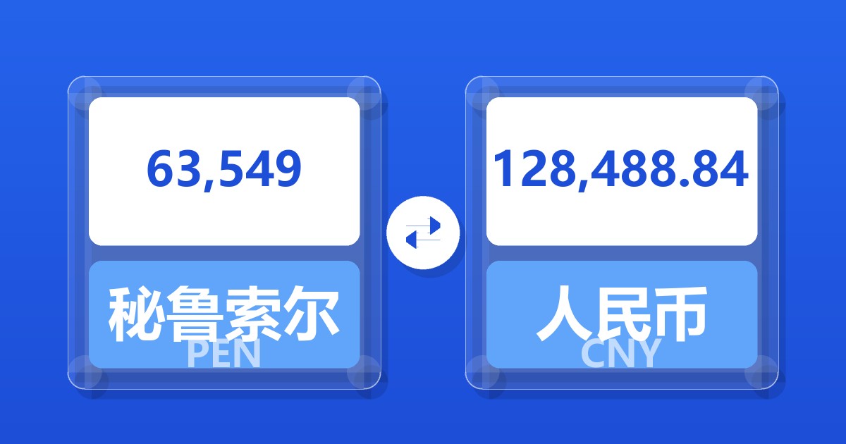 63,549秘鲁索尔兑人民币