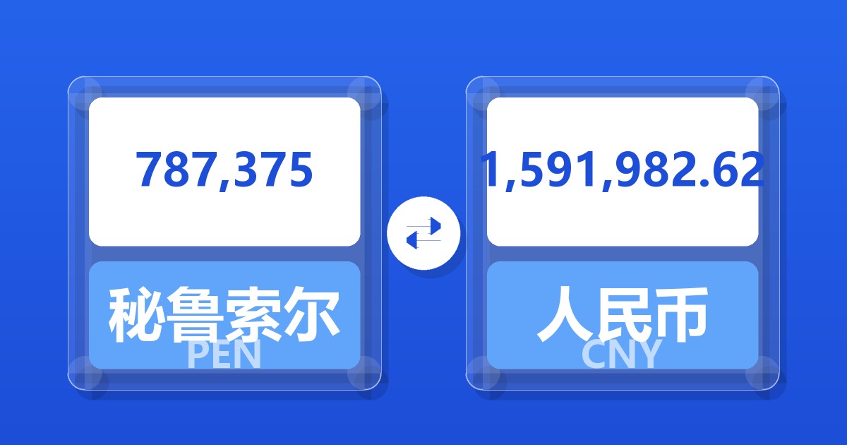 787,375秘鲁索尔兑人民币