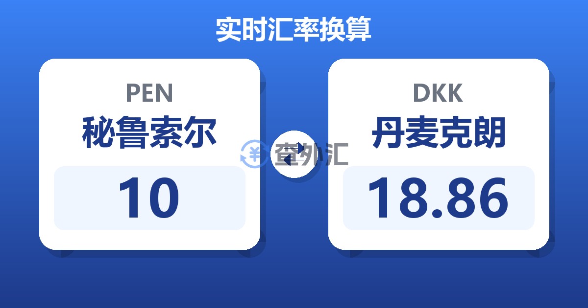 10秘鲁索尔兑丹麦克朗