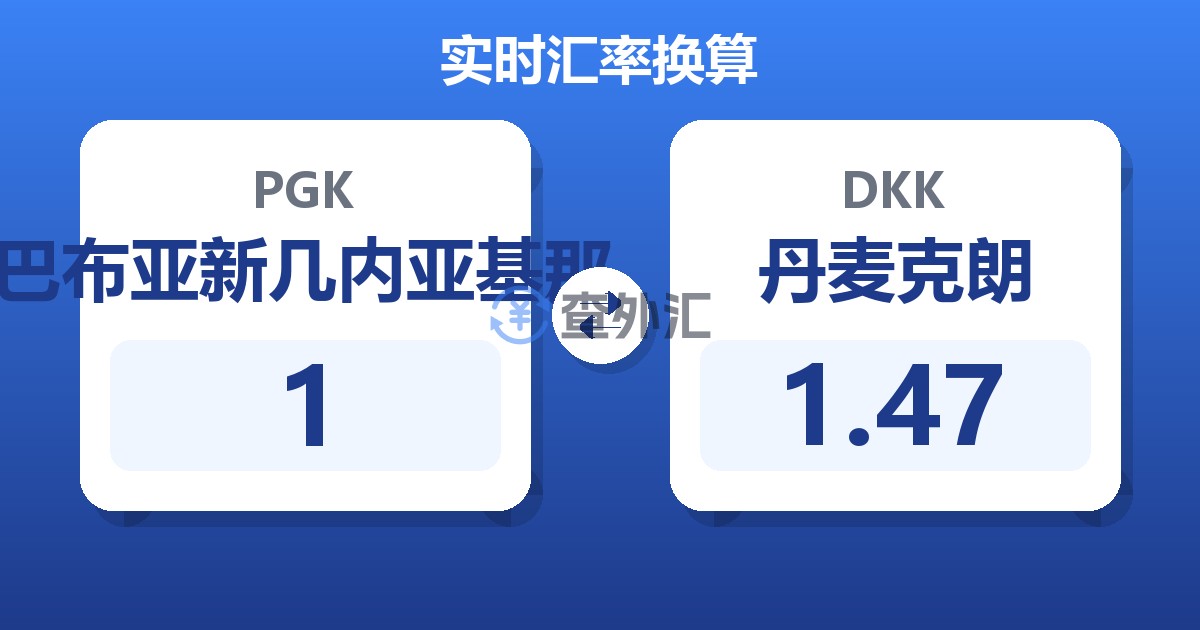 1巴布亚新几内亚基那兑丹麦克朗