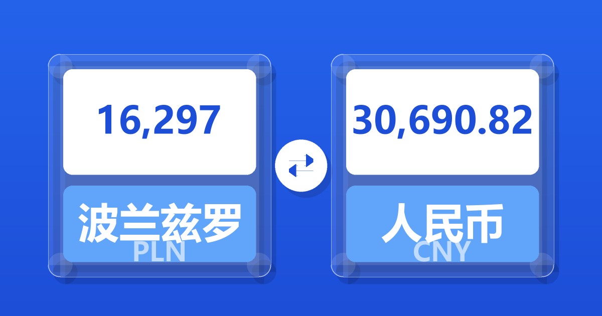 16,297波兰兹罗提兑人民币