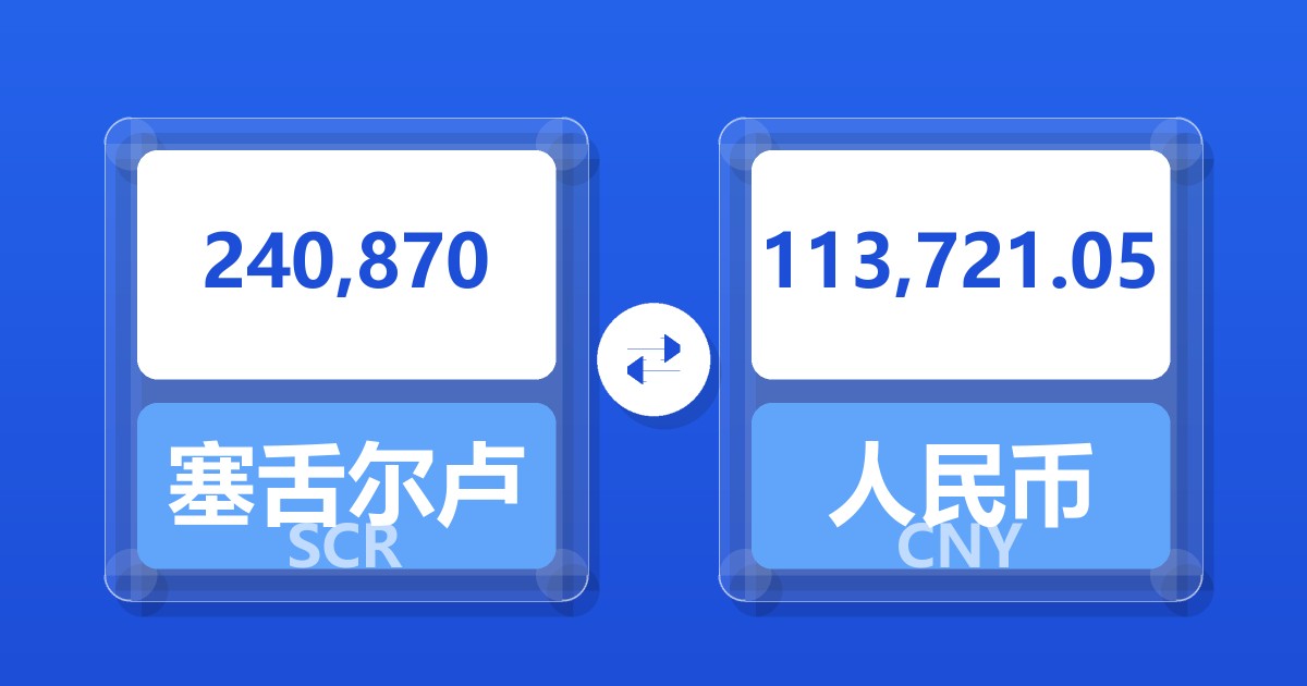 240,870塞舌尔卢比兑人民币