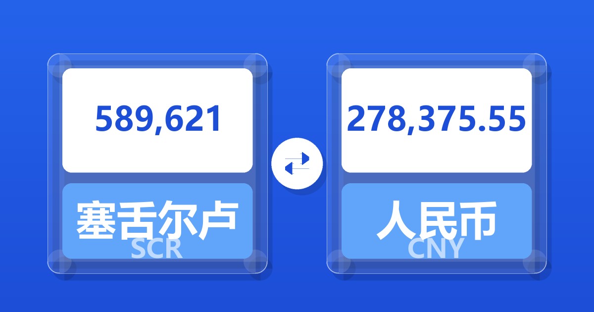 589,621塞舌尔卢比兑人民币