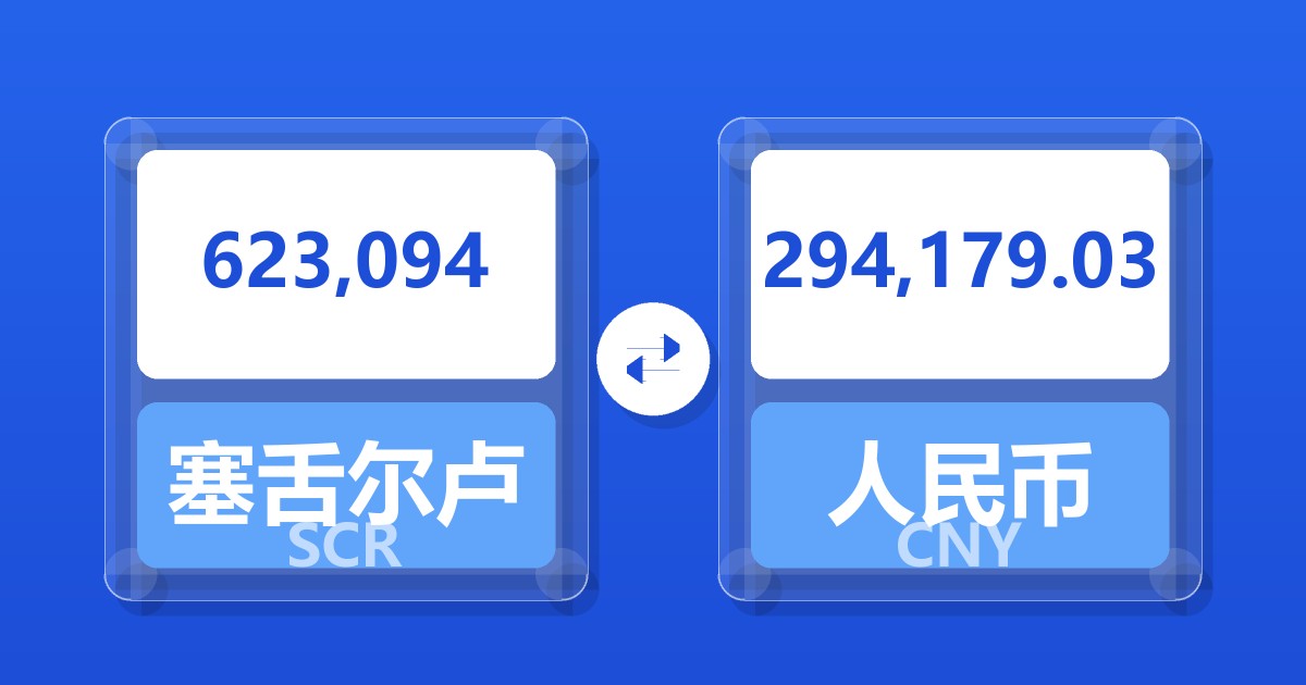 623,094塞舌尔卢比兑人民币