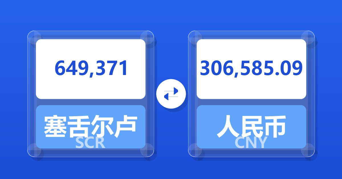 649,371塞舌尔卢比兑人民币