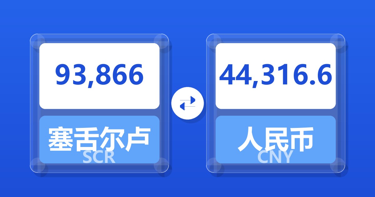 93,866塞舌尔卢比兑人民币
