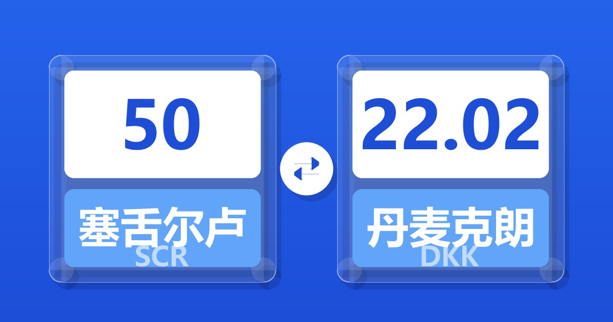 50塞舌尔卢比兑丹麦克朗