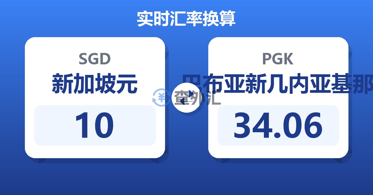 10新加坡元兑巴布亚新几内亚基那