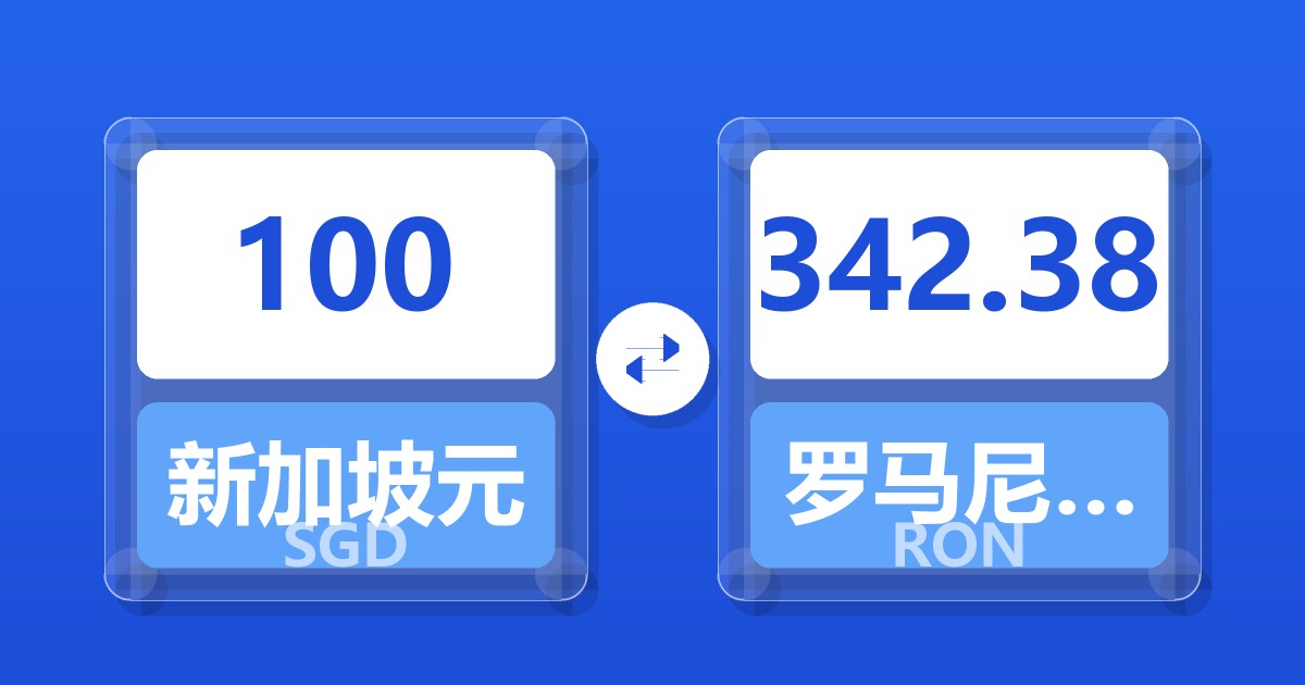 100新加坡元兑罗马尼亚列伊