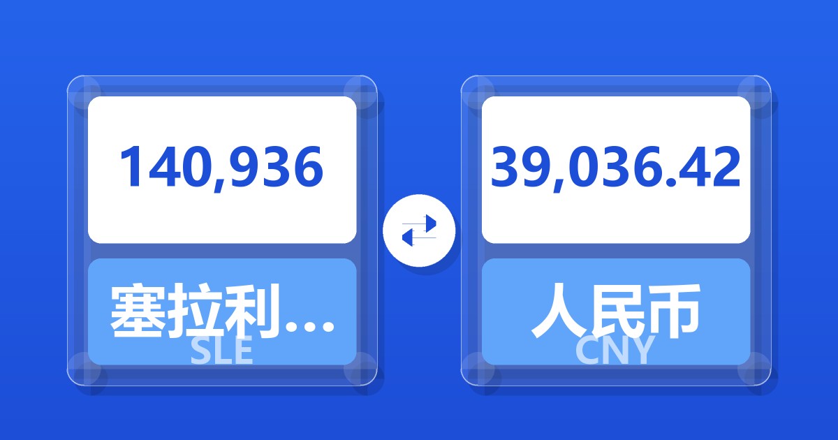 140,936塞拉利昂利昂兑人民币