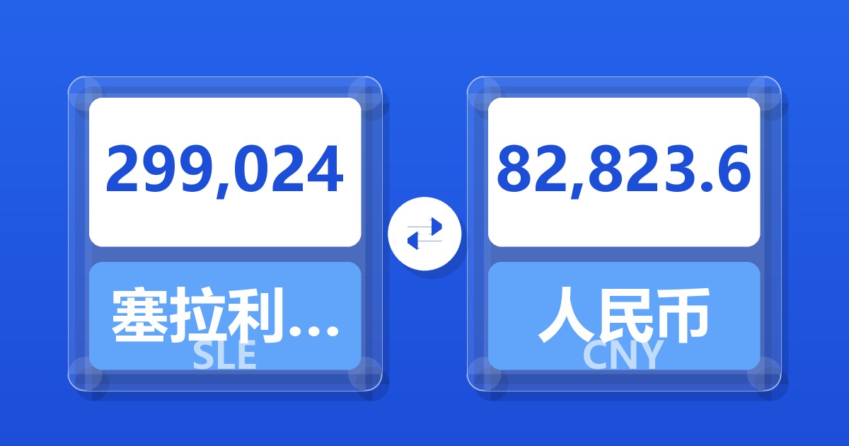 299,024塞拉利昂利昂兑人民币