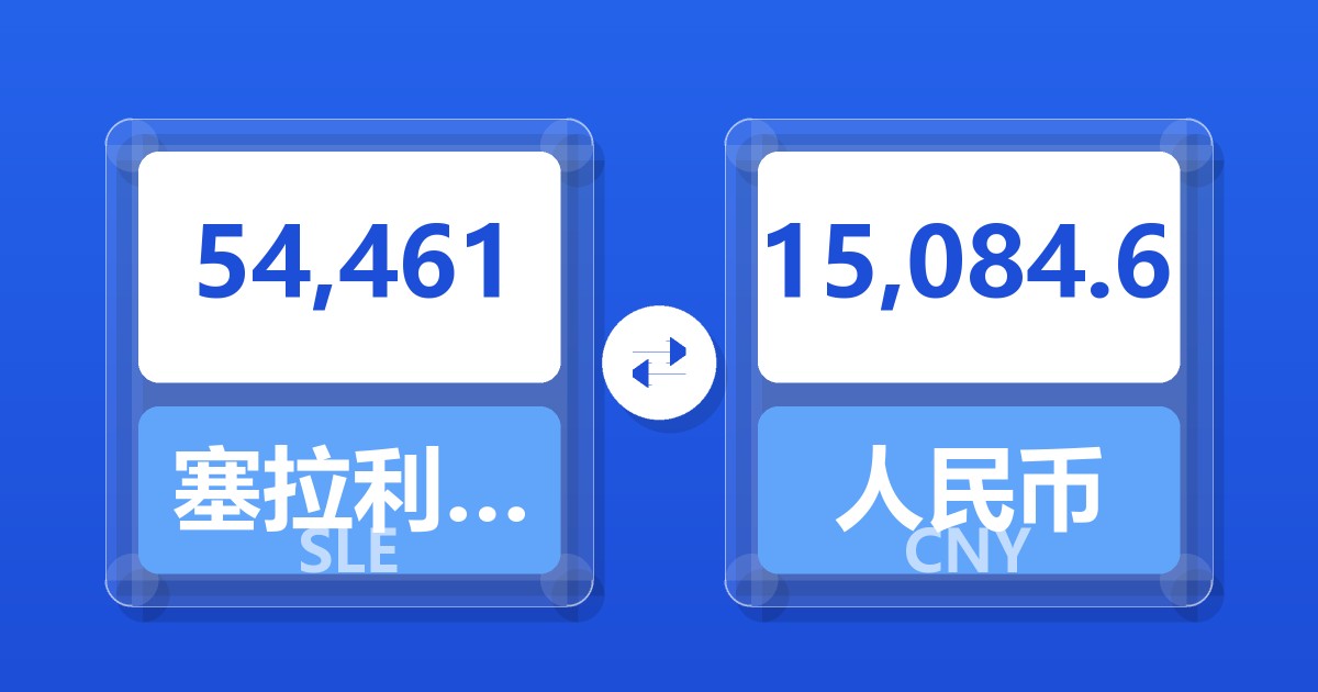54,461塞拉利昂利昂兑人民币