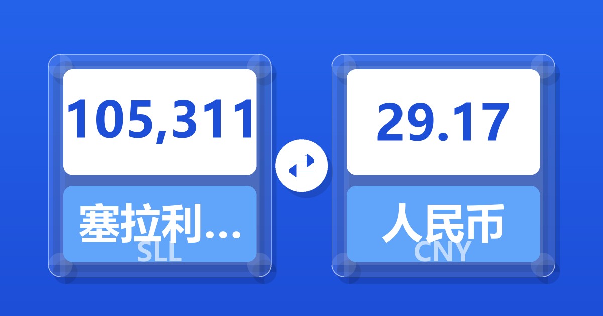 105,311塞拉利昂利昂（旧）兑人民币