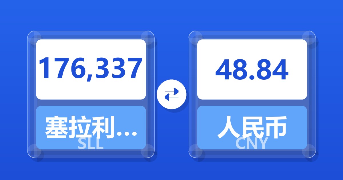 176,337塞拉利昂利昂（旧）兑人民币