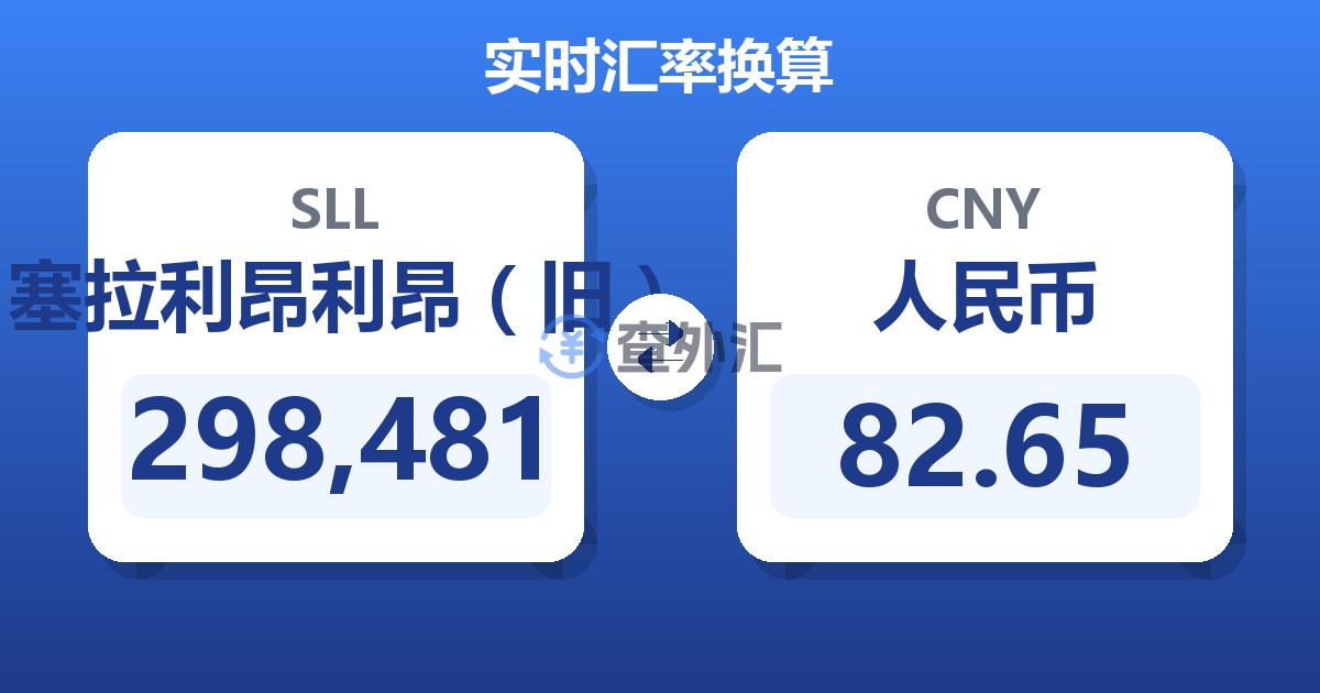 298,481塞拉利昂利昂（旧）兑人民币