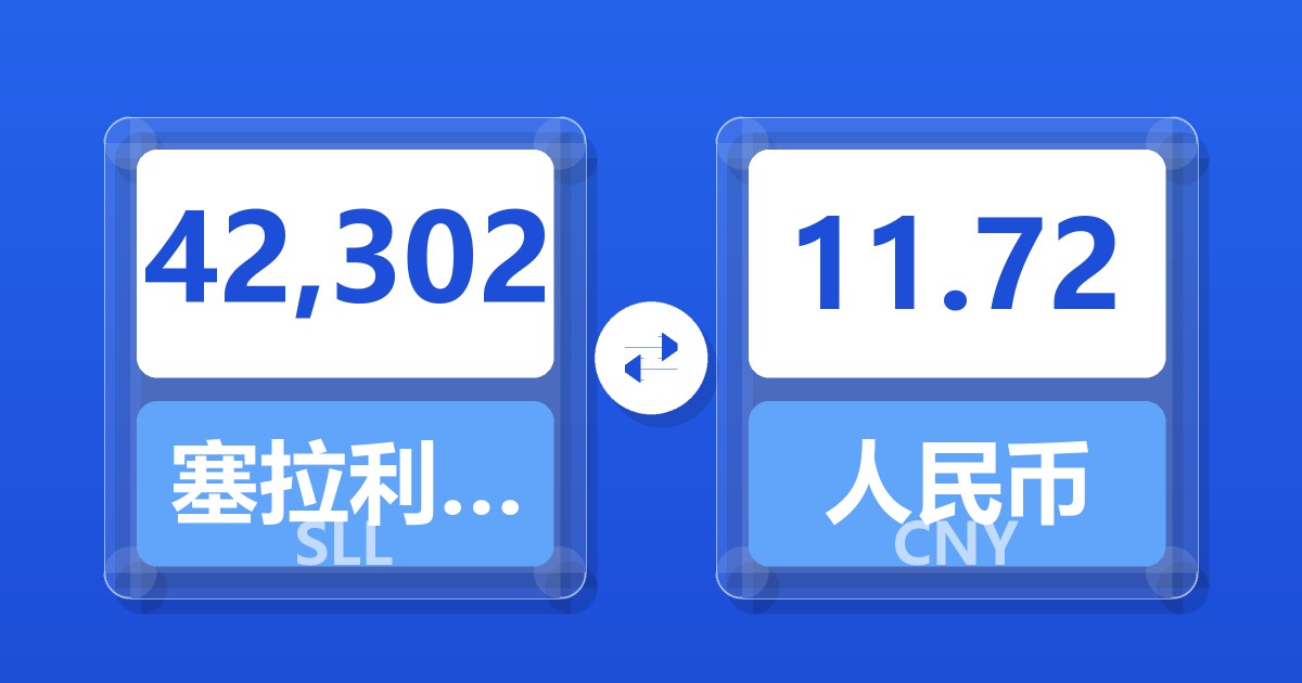 42,302塞拉利昂利昂（旧）兑人民币