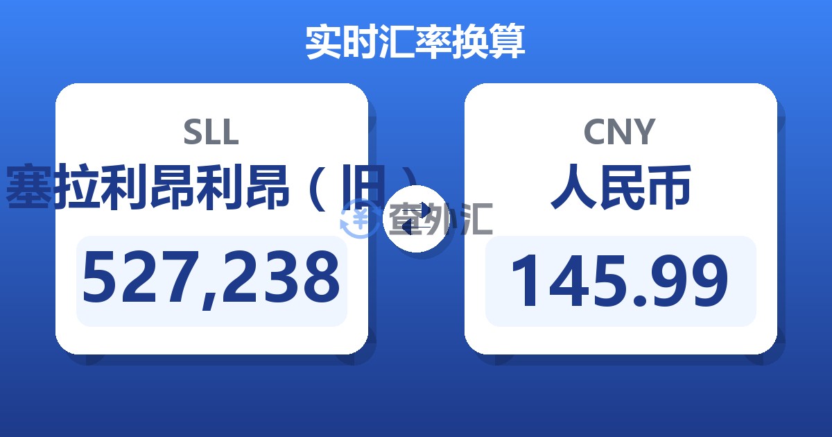 527,238塞拉利昂利昂（旧）兑人民币