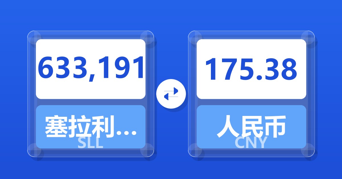 633,191塞拉利昂利昂（旧）兑人民币