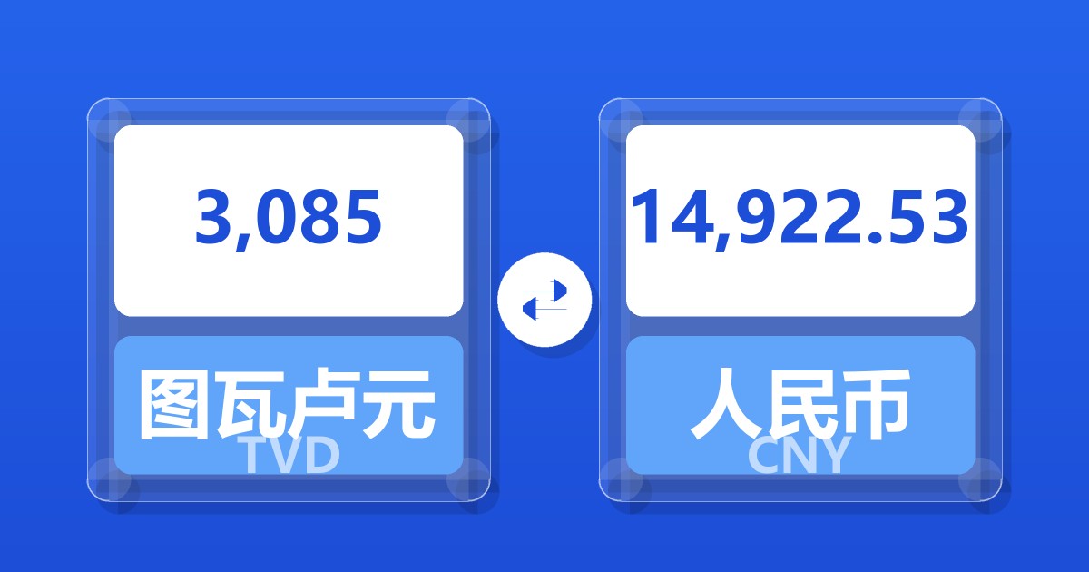 3,085图瓦卢元兑人民币