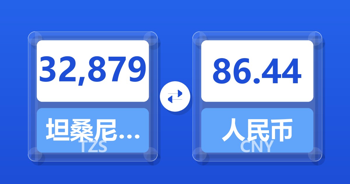 32,879坦桑尼亚先令兑人民币