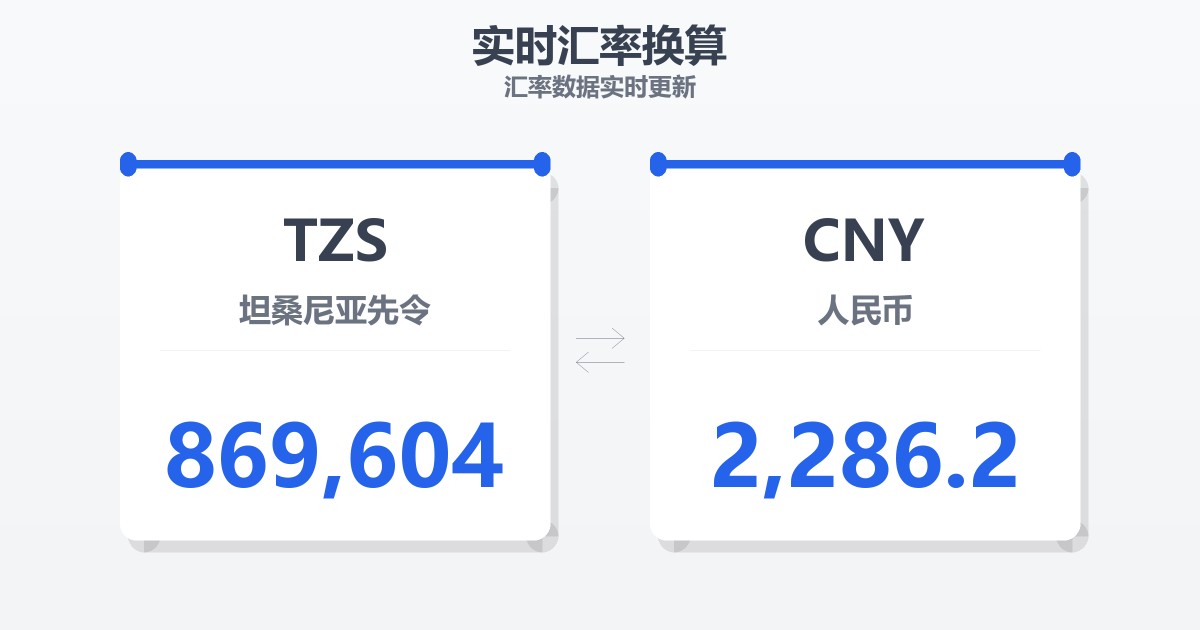 869,604坦桑尼亚先令兑人民币