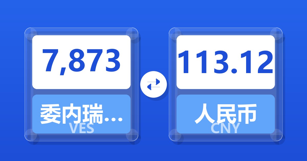 7,873委内瑞拉玻利瓦尔兑人民币