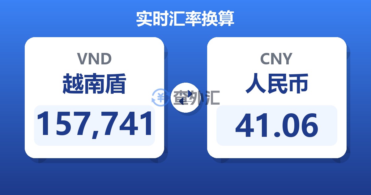 157,741越南盾兑人民币