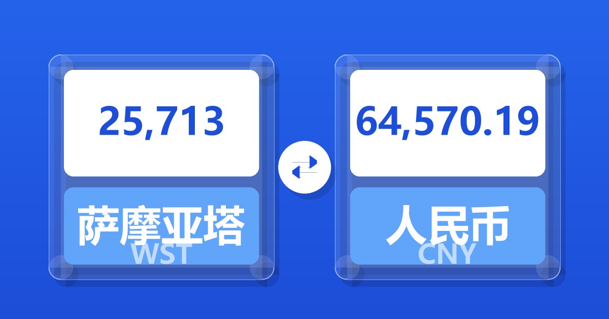 25,713萨摩亚塔拉兑人民币