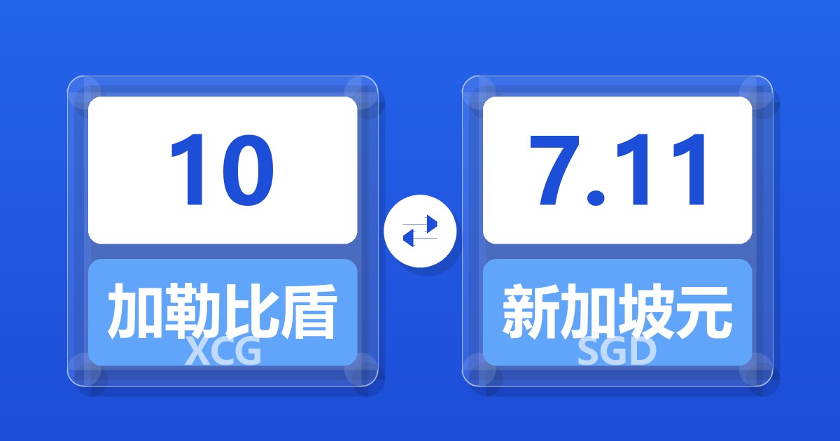 10加勒比盾兑新加坡元
