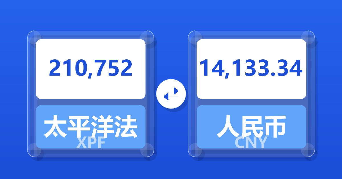 210,752太平洋法郎兑人民币