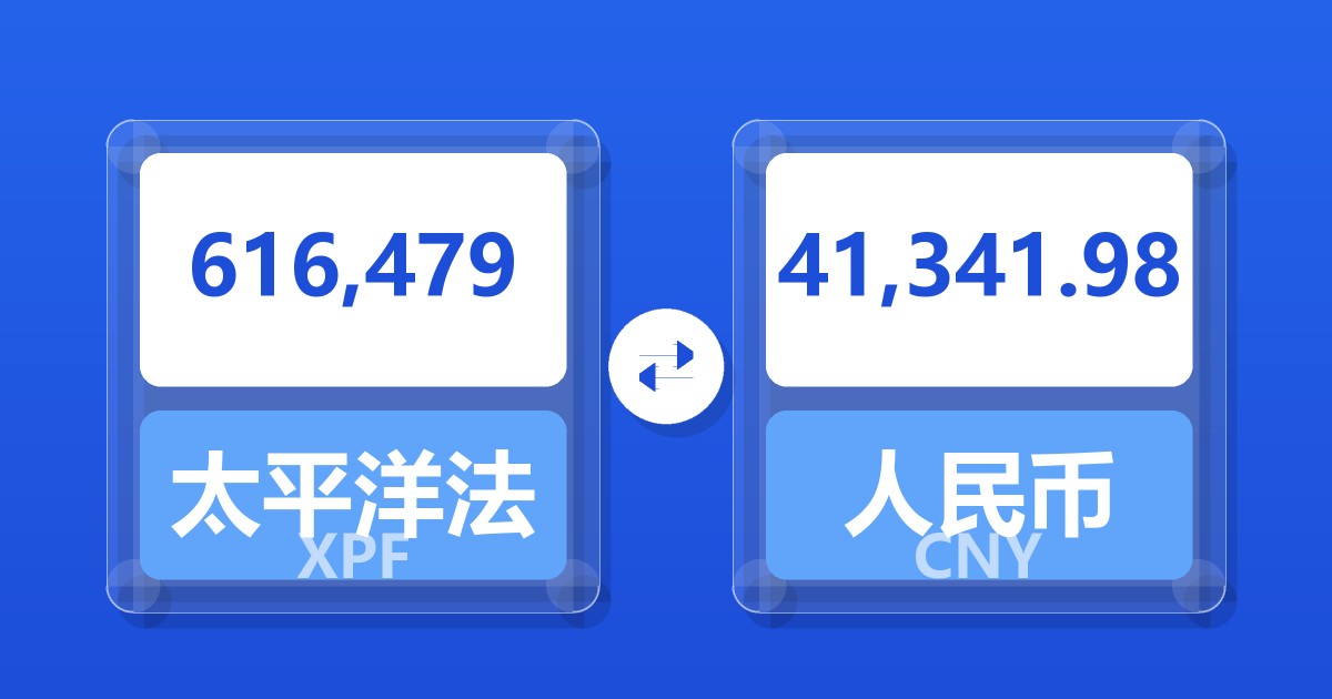 616,479太平洋法郎兑人民币