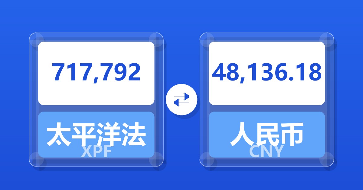 717,792太平洋法郎兑人民币