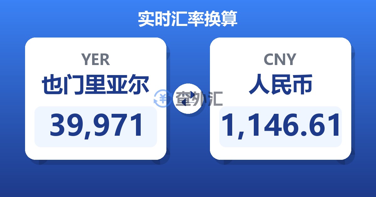 39,971也门里亚尔兑人民币