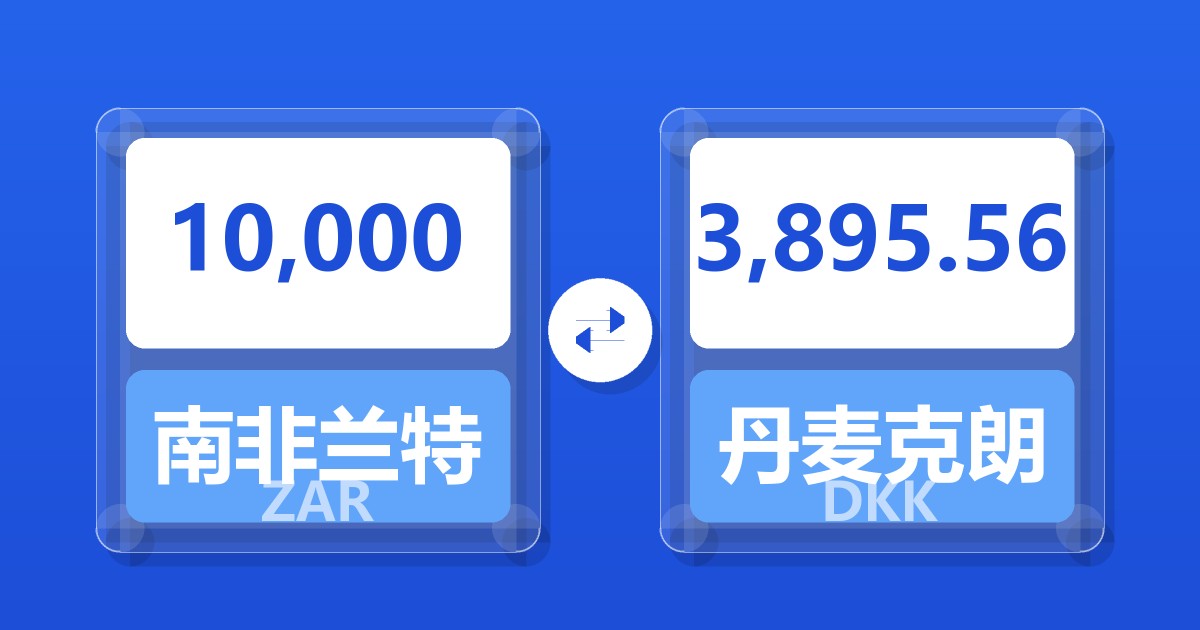 10,000南非兰特兑丹麦克朗